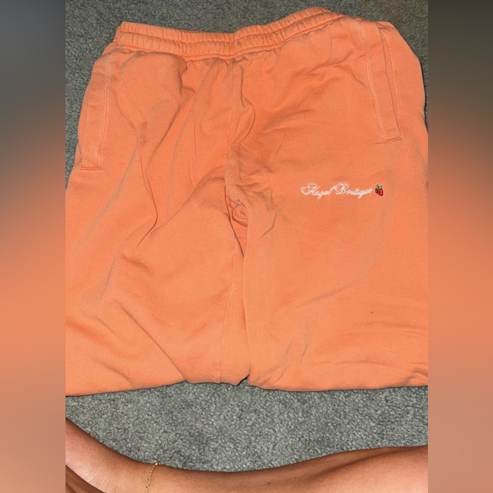 Hazel Orange Track Pants
